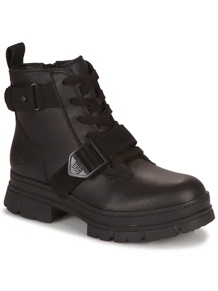 Botine Ugg cu șireturi din dantelă