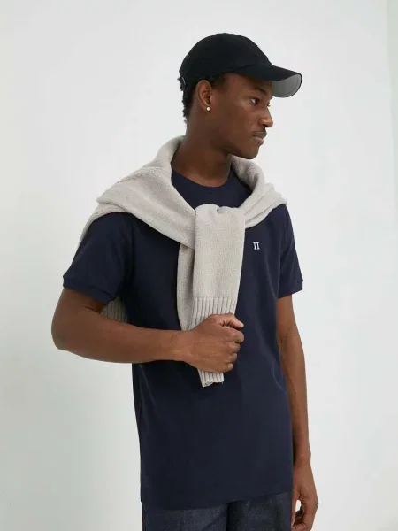 Majica Les Deux tamno glatki model plava