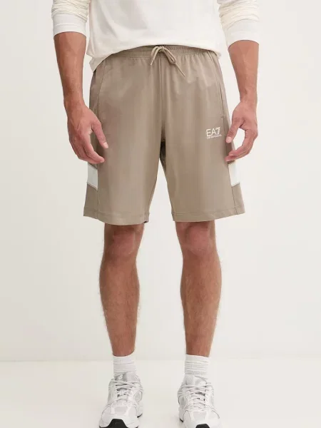 Emporio Armani pantaloni scurți pentru bărbați din maro