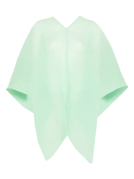 Fular Pleats Please Issey Miyake plisat verde