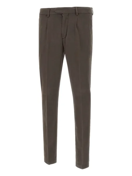 Pantaloni Devore plisate maro
