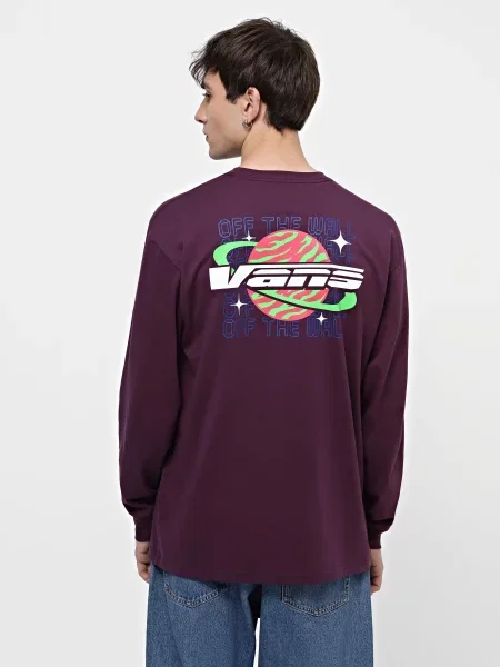 Лонгслив Vans бордовый