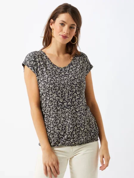 LASCANA Tricou negru alb