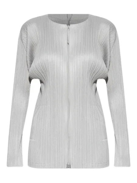 Geacă Pleats Please Issey Miyake plisată gri