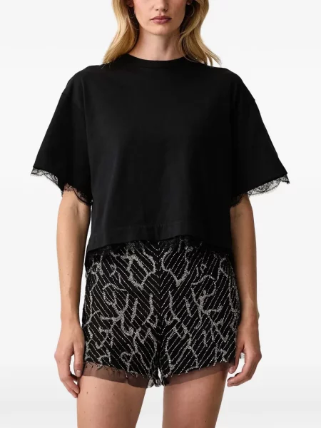 Bluză Allsaints din dantelă negru