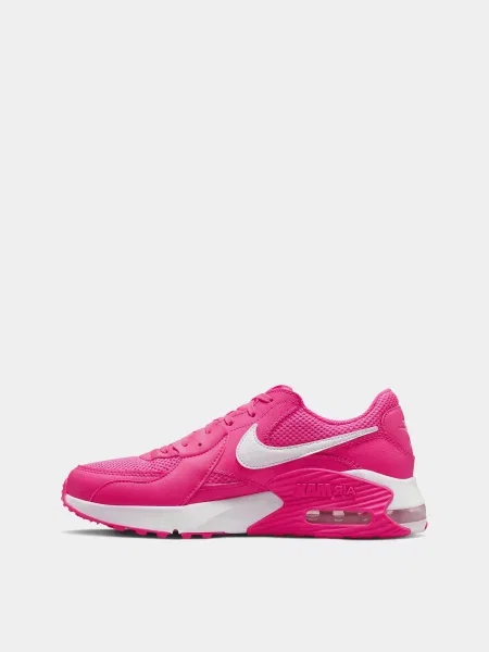 Кожаные кроссовки Nike розовые