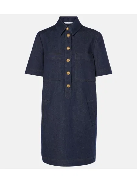 Sukienka jeansowa Veronica Beard niebieska