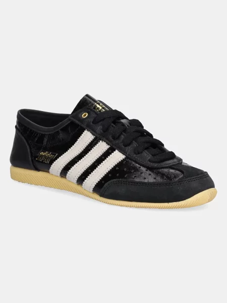 Δερμάτινα αθλητικά παπούτσια adidas Originals Japan Decon W μαύρο