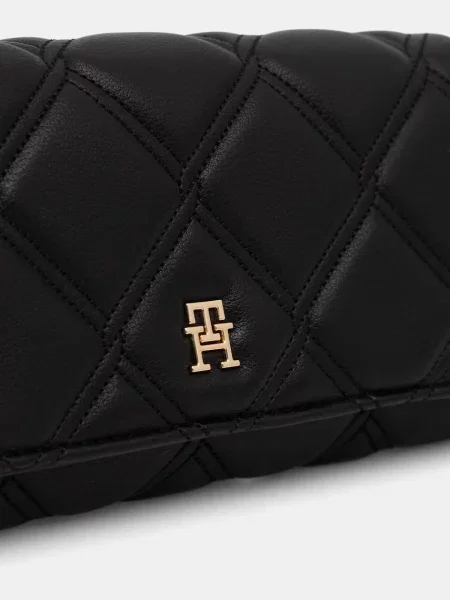 Tommy Hilfiger портфейл дамски от имитация на кожа черно
