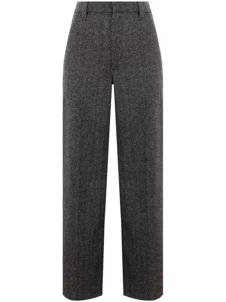 Pantaloni Brunello Cucinelli de lână negru