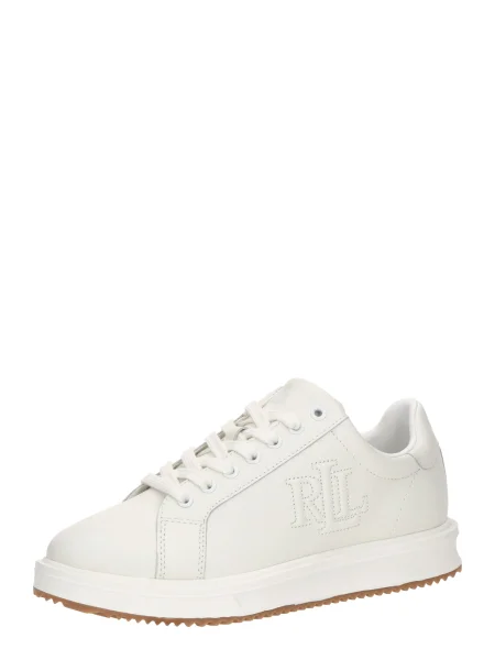 Sneakerși Lauren Ralph Lauren alb