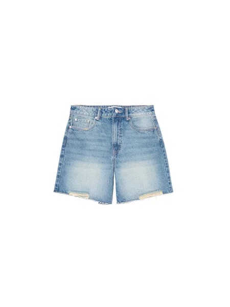 Джинсовые шорты Cropp синие