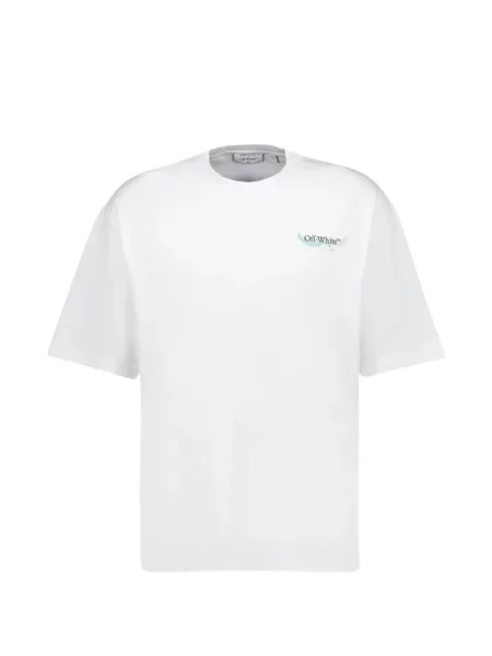 Tricou Off-white cu imagine alb