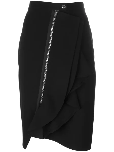 Fustă Givenchy asimetrică negru