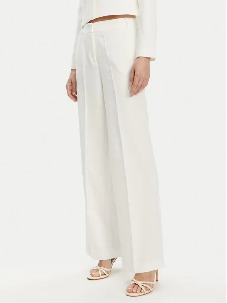 TATUUM Pantaloni cu dungă murdar alb