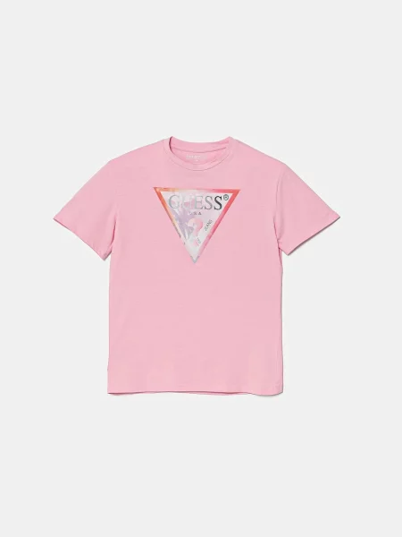 Guess T-shirt Oversize ružičasta