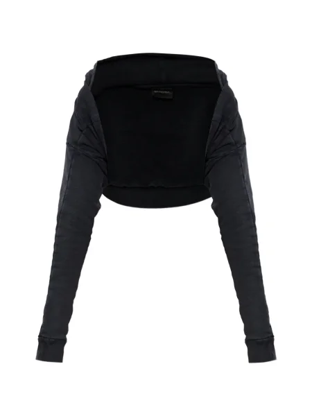Lung hanorac cu glugă Balenciaga negru