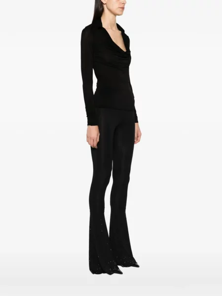 Lung top Patrizia Pepe negru