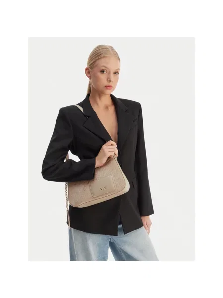 Torebka Armani Exchange beżowa