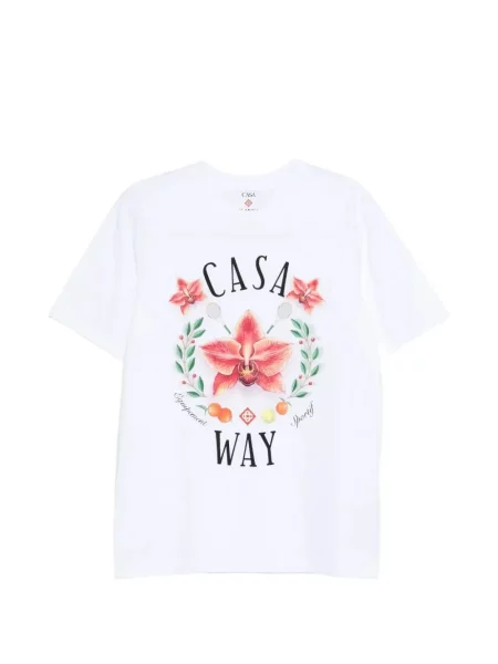 Tricou Casablanca cu imagine alb