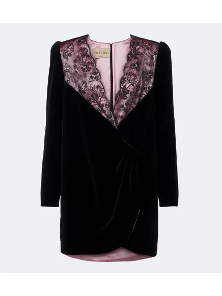 Rochie Valentino de catifea negru