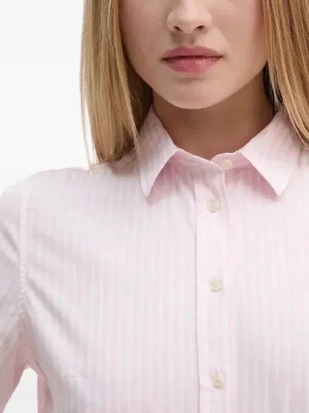 Cămașă Gant cu dungi roz