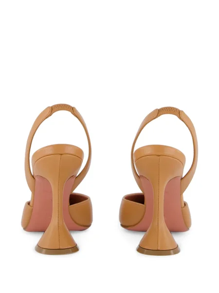 Pantofi cu toc Amina Muaddi din piele slingback