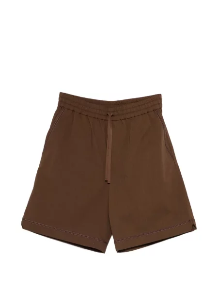 Șnur de strângere pantaloni scurți Drole De Monsieur maro