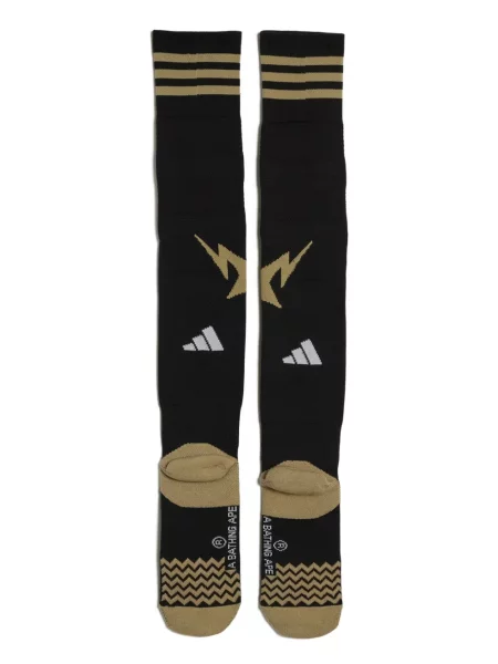 Șosete Adidas cu dungi cu imagine albastru