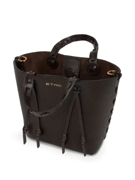 Geanta de piele Etro din piele negru