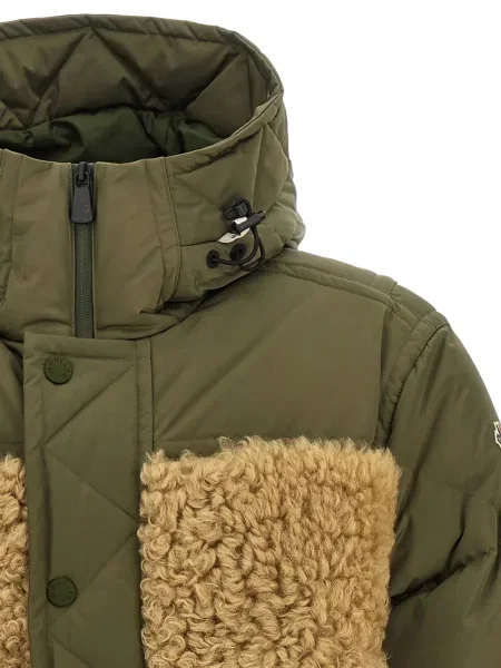 Geacă cu puf Moncler Grenoble verde