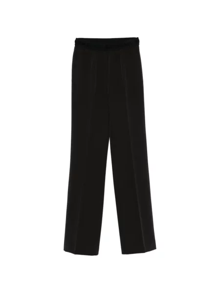 Pantaloni Ermanno Firenze cu autograf negru