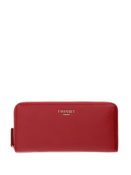 Portfel Twinset z logo czerwony