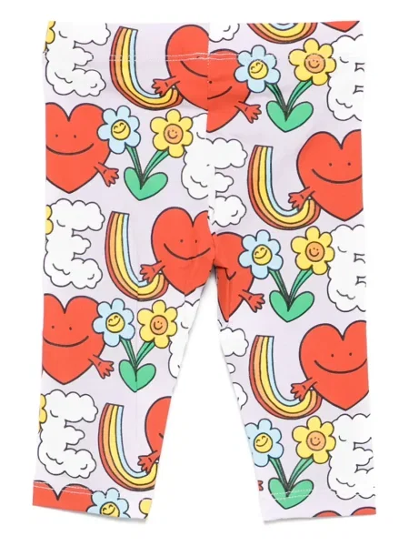 Legginsy dziecięce Stella Mccartney fioletowe