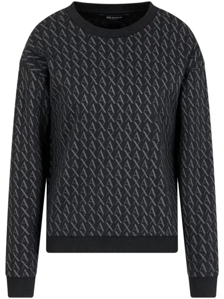 Hanorac Armani Exchange cu imagine negru