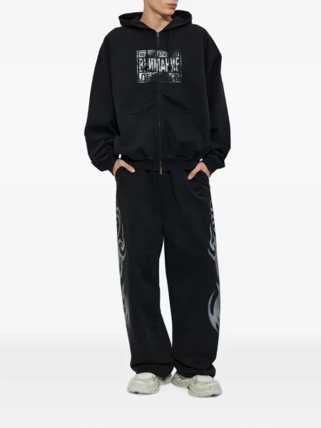 Τρέξιμο παντελόνι Vetements με σχέδιο μαύρο