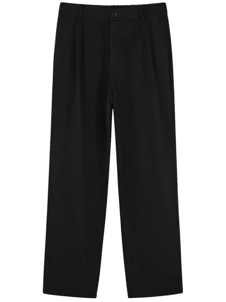 Trendyol Pantaloni cutați negru