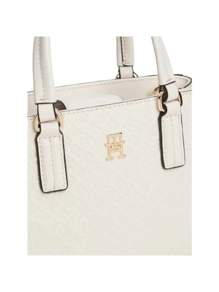 Geantă shopper Tommy Hilfiger bej