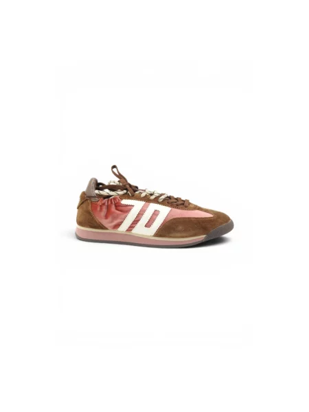 Sneakersy Back70 brązowe