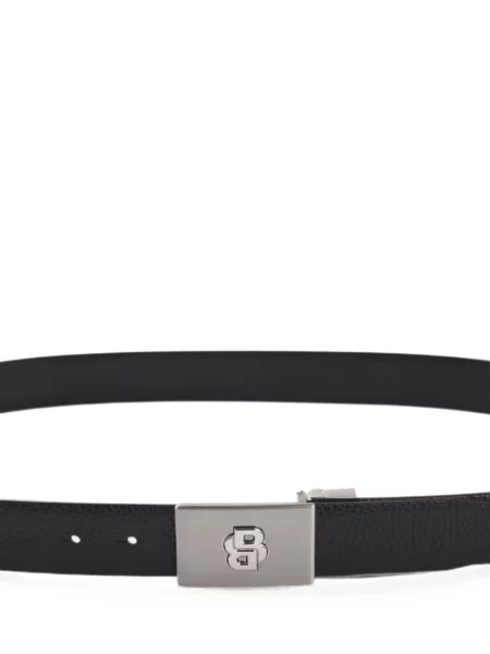 Reversibil curea Boss cu autograf negru
