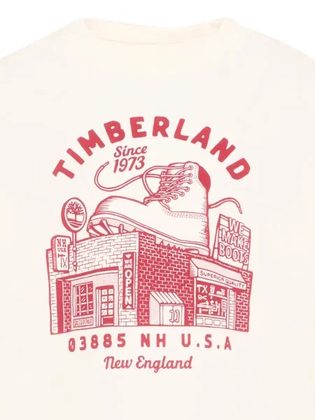 Koszulka dziecięca Timberland biała