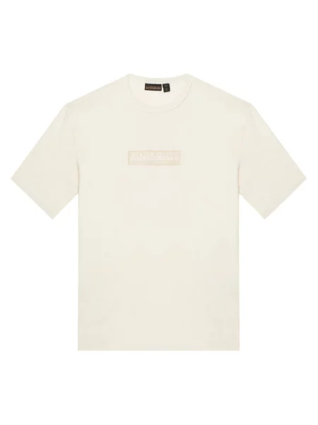 Napapijri Tricou S-New Box Logo alb