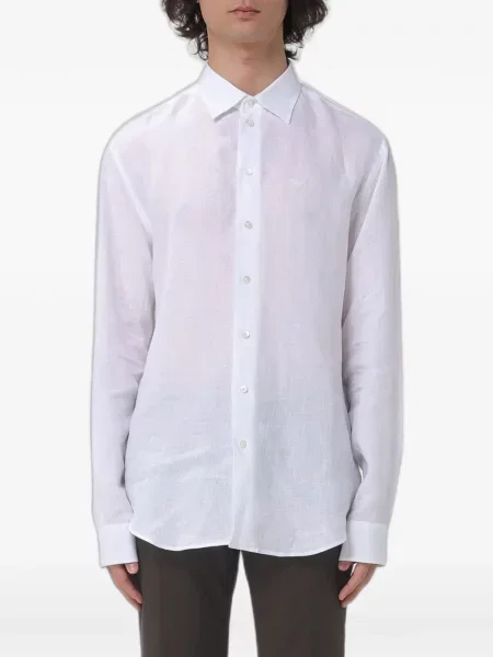 Lung cămașă Emporio Armani alb