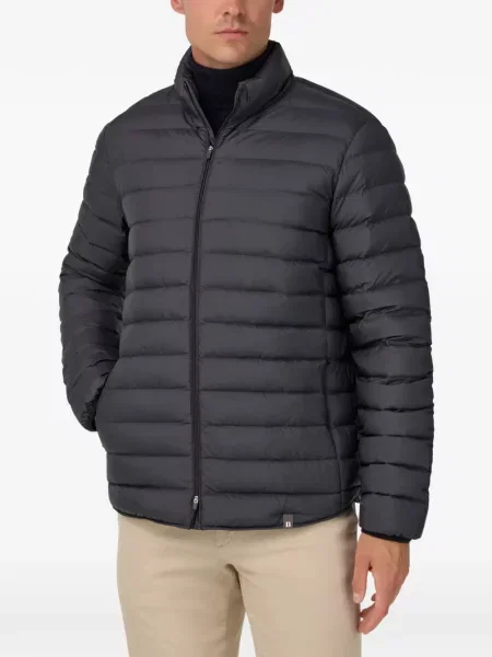 Bomber bunda Boggi Milano z peří modrá