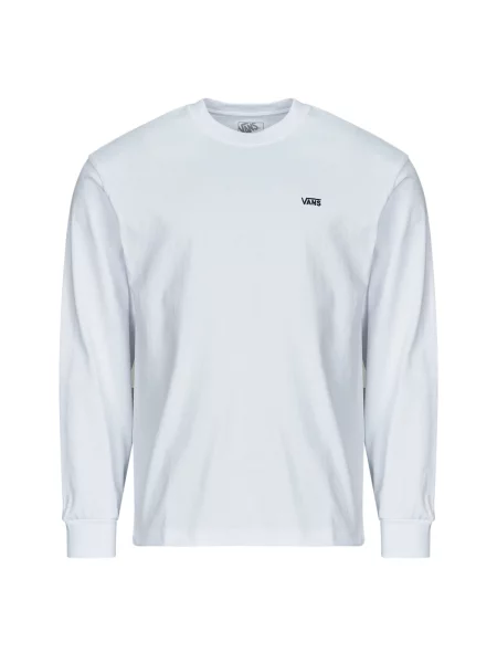 Majica z dolgimi rokavi Vans z dolgimi rokavi bela
