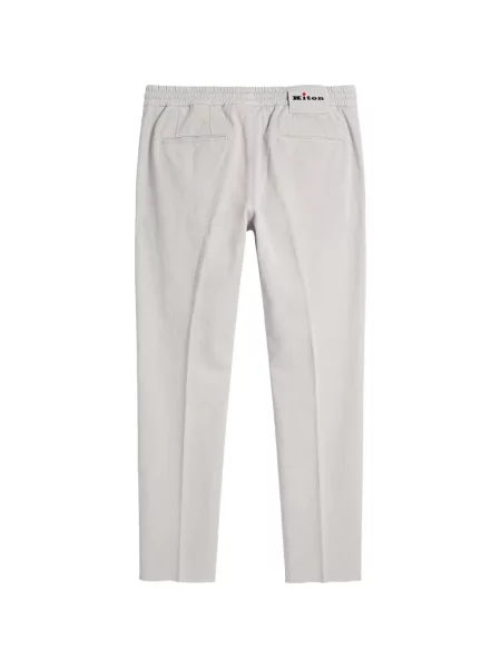 Pantaloni Kiton cu cordon gri