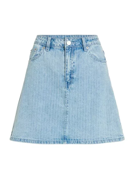 VILA Fustă VIElly Arie denim albastru
