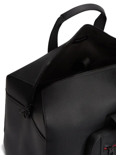 TOMMY HILFIGER Geantă de călătorie Foundation roșu negru