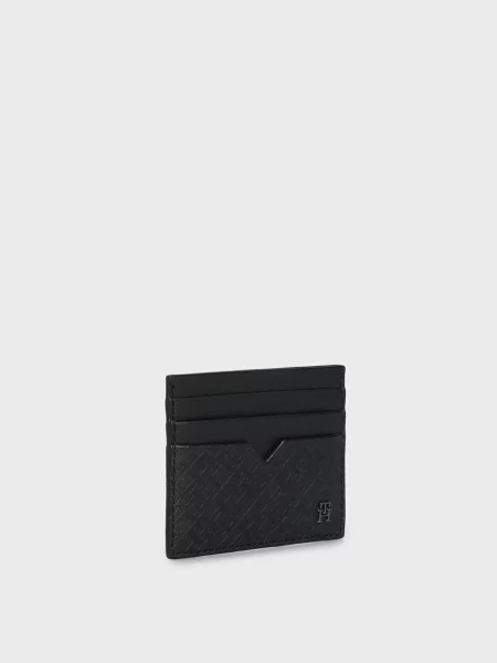 Кожаный кошелек Tommy Hilfiger черный