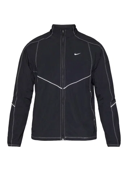 NIKE Športna jakna črna bela